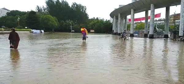 山東大暴雨，羅德移動泵車隨時待命